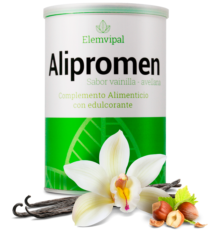 Alipromen polvo. Complemento alimenticio polvo proteina de guisante.